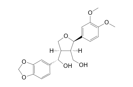 (2R*,3R*,4S*)-2-[(3,4-Dimethoxy)phenyl]-3-hydroxymethyl-4-[[(3,4-methlenedioxy)phenyl]hydroxy]methyltetrahydrofuran