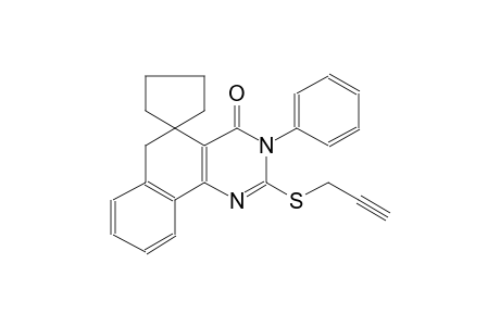 3-phenyl-2-(prop-2-yn-1-ylthio)-3H-spiro[benzo[h]quinazoline-5,1'-cyclopentan]-4(6H)-one