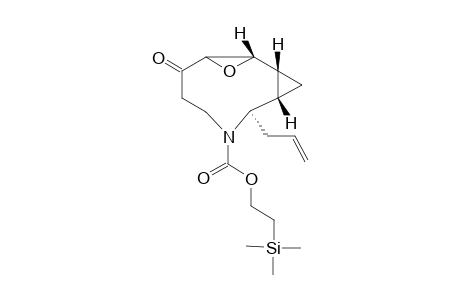 (1R*,2S*,9R*,10S*)-(+-)-5-Oxo-9-(2-propenyl)-3-oxa-8-azatricyclo[8.1.0.0(2,4)]undecane-8-carboxylic acid 2-(trimethylsilyl)ethyl ester