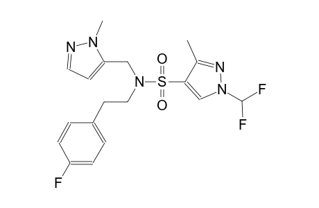 1H-pyrazole-4-sulfonamide, 1-(difluoromethyl)-N-[2-(4-fluorophenyl)ethyl]-3-methyl-N-[(1-methyl-1H-pyrazol-5-yl)methyl]-