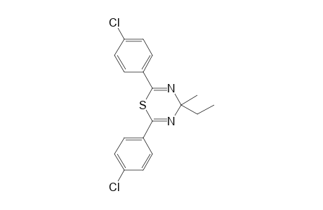 4-Ethyl-4-methyl-2,6-di(4-chlorophenyl)-4H-1,3,5-thiadiazine