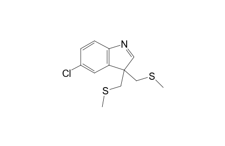 5-Chloranyl-3,3-bis(methylsulfanylmethyl)indole
