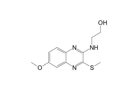 2-(2-Hydroxyethanolamino)-3-methylthio-6-methoxyiquinoxaline