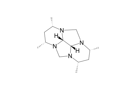 (1R*,3S*,5R*,7S*,8bS*,8cS*)-1,3,5,7-tetramethylperhydro-3a,4a,7a,8a-tetraazacyclopentano[def]fluorene