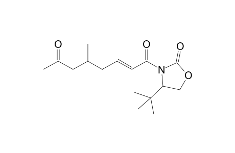 4-tert-Butyl-3-(1,7-dioxo-5-methyloct-2-en-1-yl)tetrahydro-2-oxazolone