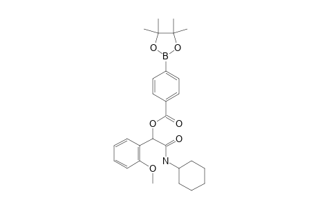 2-(CYCLOHEXYLAMINO)-1-(2-METHOXYPHENYL)-2-OXO-ETHYL-4-(4,4,5,5-TETRAMETHYL-1,3,2-DIOXABOROLAN-2-YL)-BENZOATE
