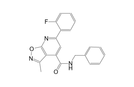 isoxazolo[5,4-b]pyridine-4-carboxamide, 6-(2-fluorophenyl)-3-methyl-N-(phenylmethyl)-