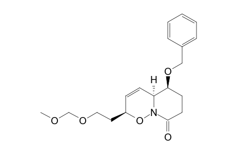 (2S,4aS,5S)-5-(Benzyloxy)-2-[2-(methoxymethoxy)ethyl]-4a,5,6,7-tetrahydropyrido[1,2-b][1,2]oxazin-8(2H)-one