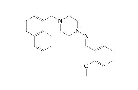 1-piperazinamine, N-[(E)-(2-methoxyphenyl)methylidene]-4-(1-naphthalenylmethyl)-