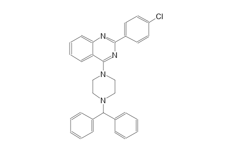 4-(4-benzhydryl-1-piperazinyl)-2-(4-chlorophenyl)quinazoline
