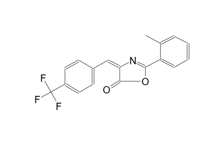 (4E)-2-(2-Methylphenyl)-4-[4-(trifluoromethyl)benzylidene]-1,3-oxazol-5(4H)-one