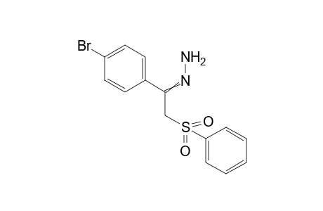 2-(benzenesulfonyl)-1-(4-bromophenyl)ethanone hydrazone