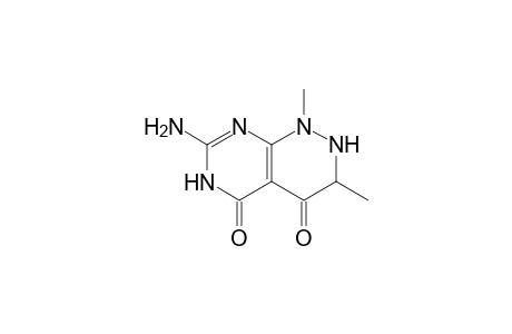 7-Amino-2,3-dihydro-1,3-dimethylpyrimido[4,5-c]-pyridazine-4,5(1H,6H)-dione
