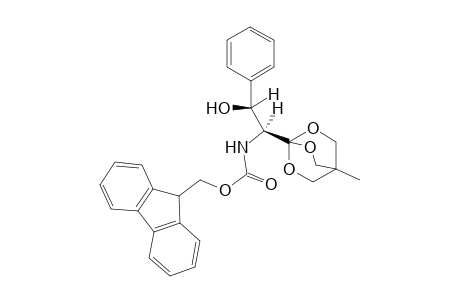 9H-fluoren-9-ylmethyl N-[(1S,2S)-1-(1-methyl-3,5,8-trioxabicyclo[2.2.2]octan-4-yl)-2-oxidanyl-2-phenyl-ethyl]carbamate