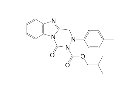 1-oxo-3-p-methylphenyl-3,4-dihydrobenzo[4,5]imidazo[1,2-d][1,2,4]triazine-2(1H)-carboxylic acid Isobutyl ester