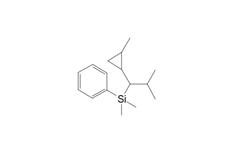 (1RS,2SR)-2-[(1'RS)-Dimethyl(phenyl)silyl-2-methylpropyl]-1-methylcyclopropane
