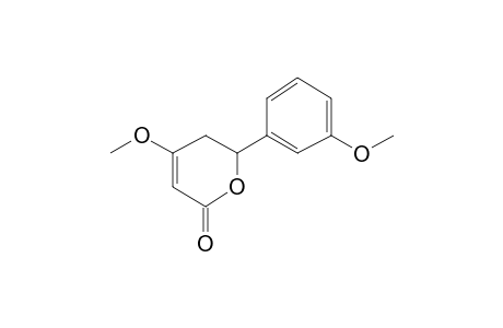 4-Methoxy-6-(3-methoxyphenyl)-5,6-dihydro-pyran-2-one