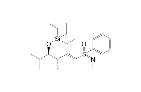(??)-triethyl(((3R,4R,E)-2,4-dimethyl-6-((R)-(N-methyl)-S-phenylsulfonimidoyl)hex-5-en-3-yl)oxy)silane