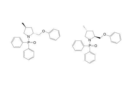 N-DIPHENYLPHOSPHINOYL-TRANS-4-METHYL-2-PHENOXYMETHYLPYRROLIDINE