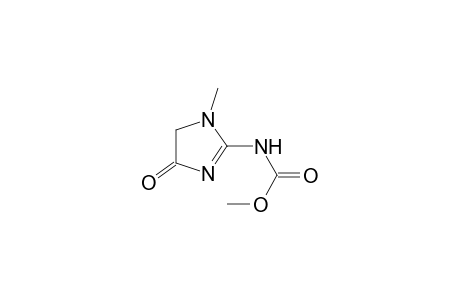Carbamic acid, (4,5-dihydro-1-methyl-4-oxo-1H-imidazol-2-yl)-, methyl ester