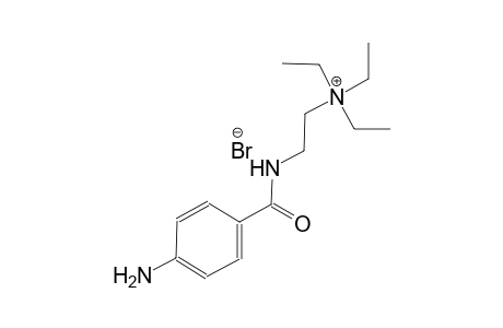 2-[(4-aminobenzoyl)amino]-N,N,N-triethylethanaminium bromide