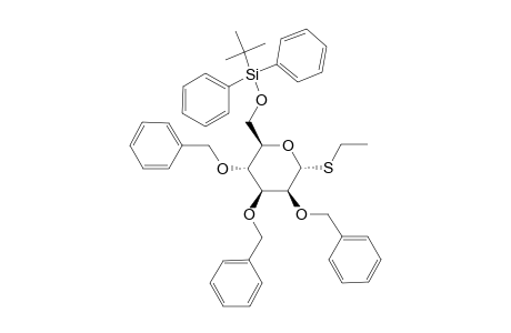 ETHYL-2,3,4-TRI-O-BENZYL-6-O-(TERT.-BUTYLDIPHENYLSILYL)-1-THIO-ALPHA-D-MANNOPYRANOSIDE