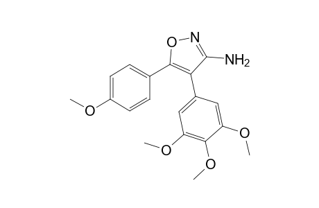 5-(4-Methoxyphenyl)-4-(3,4,5-trimethoxyphenyl)-3- isoxazolamine
