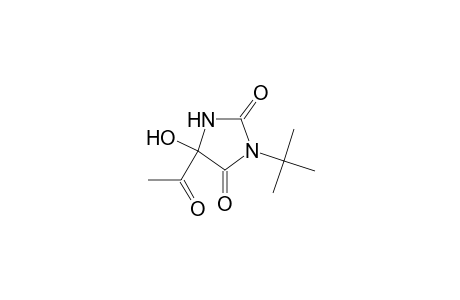 3-tert-Butyl-5-acetyl-5-hydroxyhydantoin