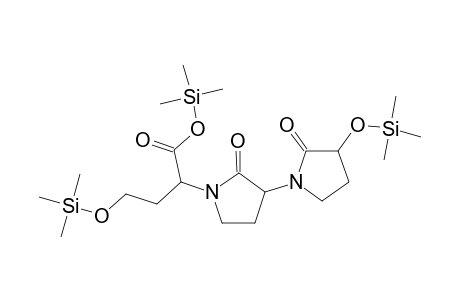 N-{[1''-(Trimethylsilyoxy)carbonyl]-3"-(trimethylsilyloxy)propyl}-3-[2'-oxo-3'-(trimethylsilyloxy)pyrrolidin-1'-yl]-pyrrolidin-2-one
