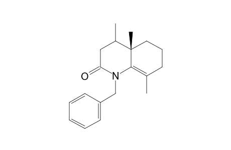 1-BENZYL-4,4A,8-TRIMETHYL-3,4,4A,5,6,7-HEXAHYDROQUINOLIN-2(1H)-ONE