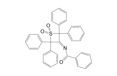 N-(1,1-diketo-2,2,4,4-tetraphenyl-thietan-3-ylidene)benzamide