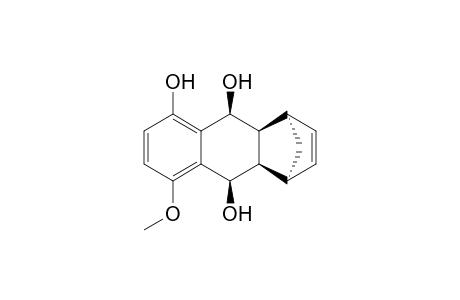 (5S*,8R*,8aS*,9S*,10R*,10aR*)-4,9,10-Trihydroxy-1-methyloxy-5,8,8a,9,10,10a-hexahydro-5,8-methanoanthracene