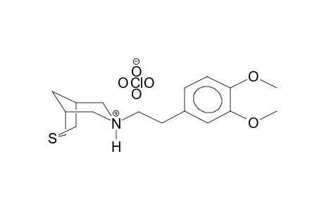 7-(3,4-DIMETHOXYPHENETHYL)-1-THIA-7-AZABICYCLO[3.3.1]NONANEHYDROPERCHLORATE