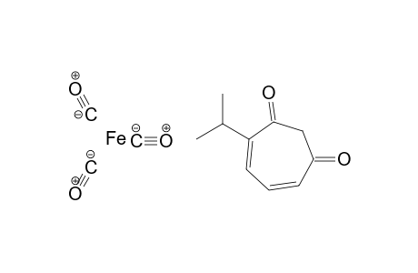 Tricarbonyl-[4-isopropylcyclohepta-4,6-diene-1,3-dione]iron