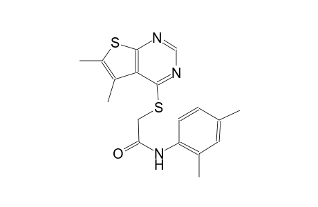 acetamide, N-(2,4-dimethylphenyl)-2-[(5,6-dimethylthieno[2,3-d]pyrimidin-4-yl)thio]-