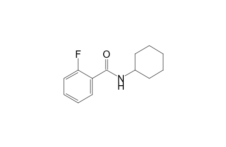 N-cyclohexyl-2-fluorobenzamide