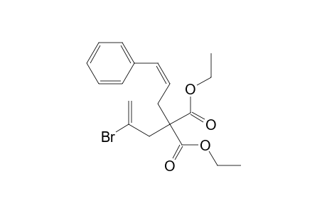 Propanedioic acid, (2-bromo-2-propenyl)(3-phenyl-2-propenyl)-, diethyl ester