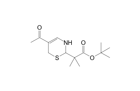 t-Butyl 2-(5-acetyl-3,6-dihydro-2H-1,3-thiazin-2-yl)-2-methylpropanoate