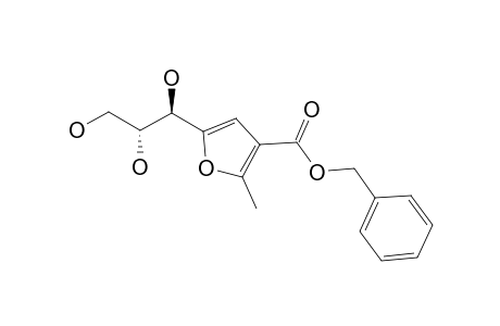 BENZYL-2-METHYL-5-(D-ERYTHRO-1,2,3-TRIHYDROXYPROP-1-YL)-FURAN-3-CARBOXYLATE