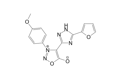 5-(2-Furyl)-3-[3-(4-methoxyphenyl)sydnon-4-yl]-1H-[1,2,4]triazole