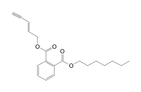 Phthalic acid, heptyl pent-2-en-4-yn-1-yl ester