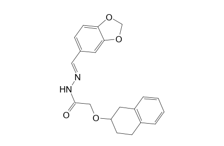 (1,2,3,4-Tetrahydro-naphthalen-2-yloxy)-acetic acid benzo[1,3]dioxol-5-ylmethylene-hydrazide