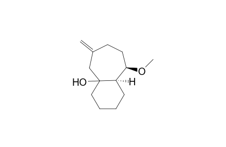 1-Hydroxy-3-methylene-6.beta.-methoxy-7.alpha.H-bicyclo[5.4.0]undecane