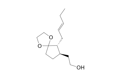2-(6-Pent-2-enyl-1,4-dioxaspiro[4.4]nonan-7-yl)ethanol