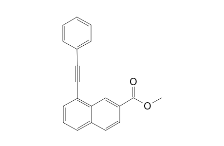 Methyl 8-(Phenylethyn-1-yl)-2-naphthoate