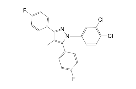 1-(3,4-dichlorophenyl)-3,5-bis(4-fluorophenyl)-4-methyl-1H-pyrazole