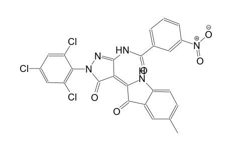 benzamide, N-[(4E)-4-(1,3-dihydro-5-methyl-3-oxo-2H-indol-2-ylidene)-4,5-dihydro-5-oxo-1-(2,4,6-trichlorophenyl)-1H-pyrazol-3-yl]-3-nitro-