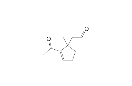 2-(2-Acetyl-1-methylcyclopent-2-enyl)acetaldehyde