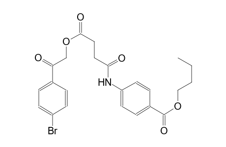 benzoic acid, 4-[[4-[2-(4-bromophenyl)-2-oxoethoxy]-1,4-dioxobutyl]amino]-, butyl ester