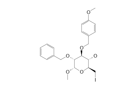 METHYL-2-O-BENZYL-6-DEOXY-6-IODO-3-O-(4-METHOXYBENZYL)-ALPHA-D-GLUCOPYRANOSIDE